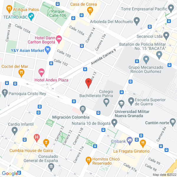 Mapa de A. Romero P. Ltda.