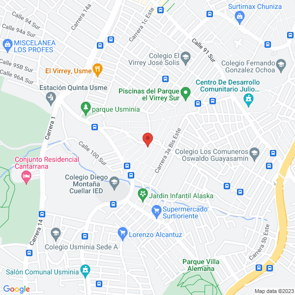 Mapa de Clínica De Muebles A-G