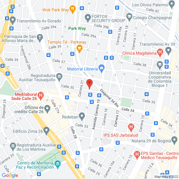 Mapa de Plantar Futuro Inversiones S.A.S.