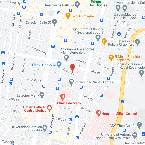 Mapa de Lascarro Zarate Consultores Ltda