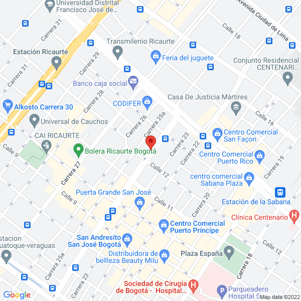 Mapa de Neira Impresores Y CIA. Ltda.