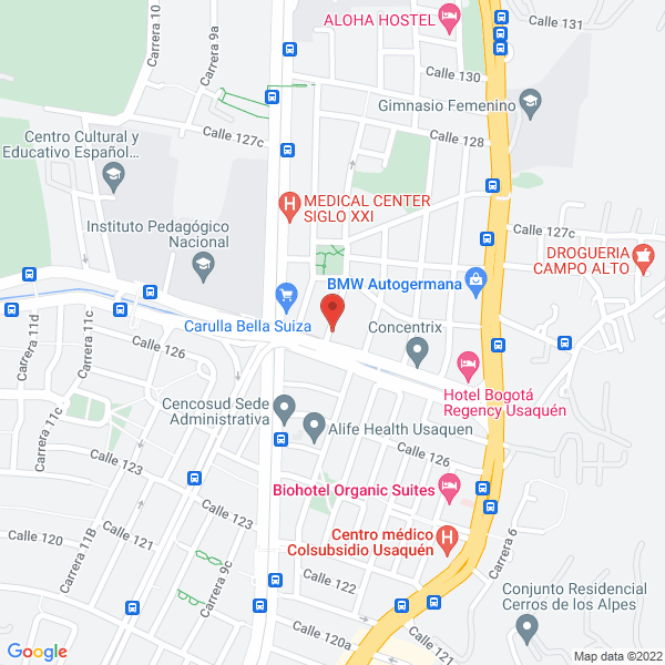 Mapa de Jamedical E U