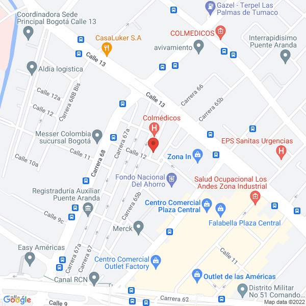 Mapa de Industria Tecnica De Serigrafia Ltda