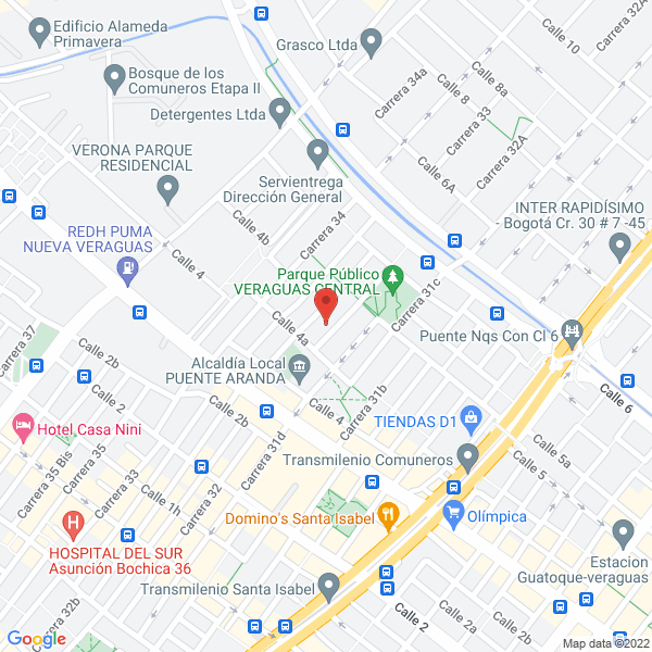 Mapa de Medimerm Hospitalaria