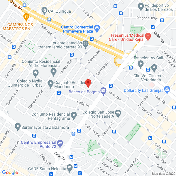 Mapa de Portland Comercial E.U.