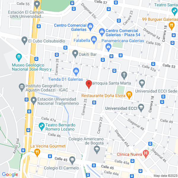 Mapa de Comercializadora Becor S.A.