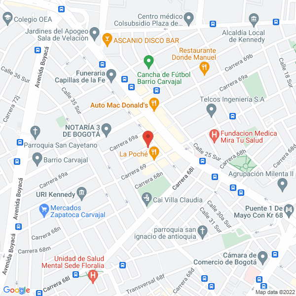 Mapa de Mademaq S.A.S.