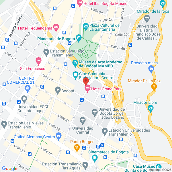 Mapa de Primera Iglesia Presbiteriana De Bogotá