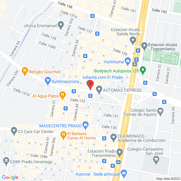 Mapa de Proalca Internacional & Cia S.A.S.