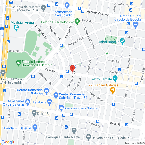 Mapa de Ulloa & Ulloa Administradores De Salud Ltda