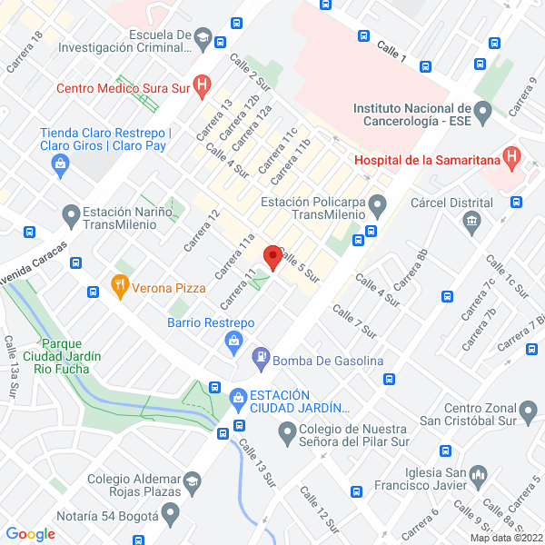 Mapa de Saludfondo