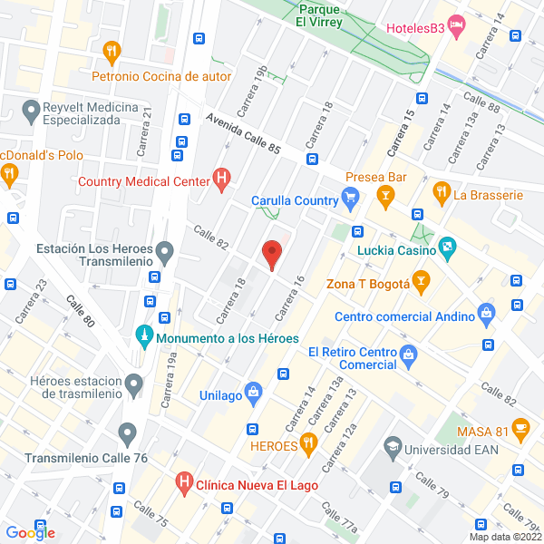 Mapa de Tecnorental Ltda.