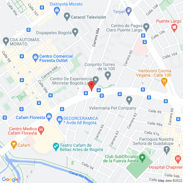 Mapa de Inversiones Tiyaba S.A.