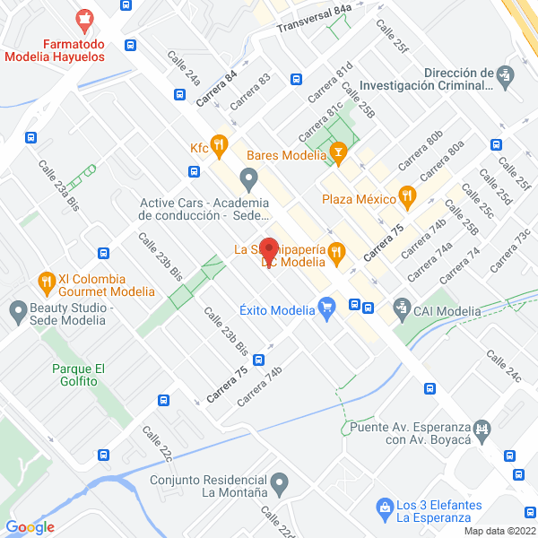 Mapa de Básculas Medigán S.A.S.