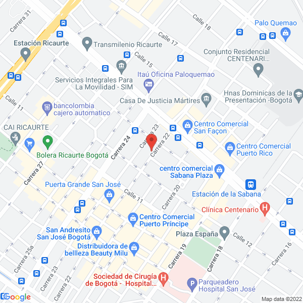 Mapa de Abastece Al Milenio Ltda