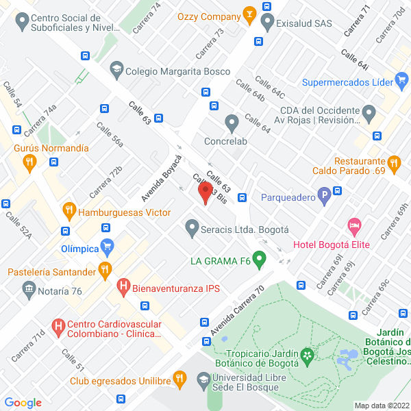 Mapa de Gordo Rabon Campo Elías
