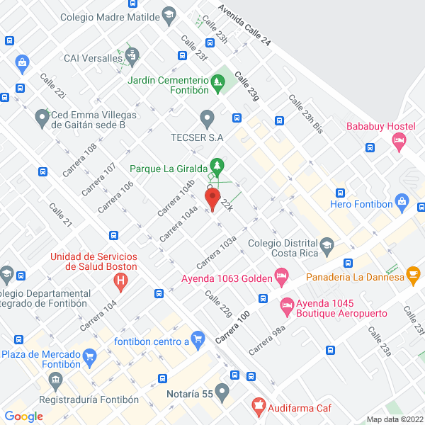 Mapa de Abad Plomeros