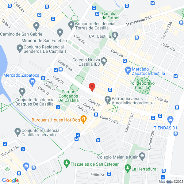 Mapa de Centro Médico Y Quirúrgico Américas Occidental Ltda.