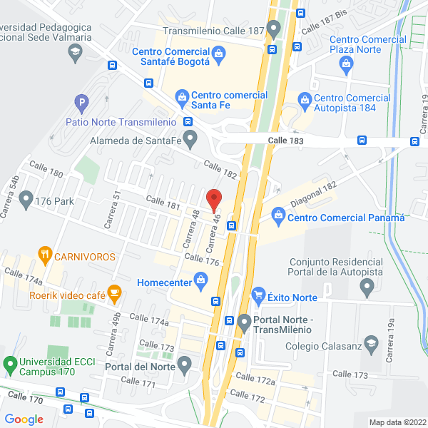 Mapa de Constructora Manda Ltda.