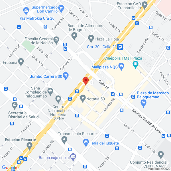 Mapa de Global Mec S.A.S.