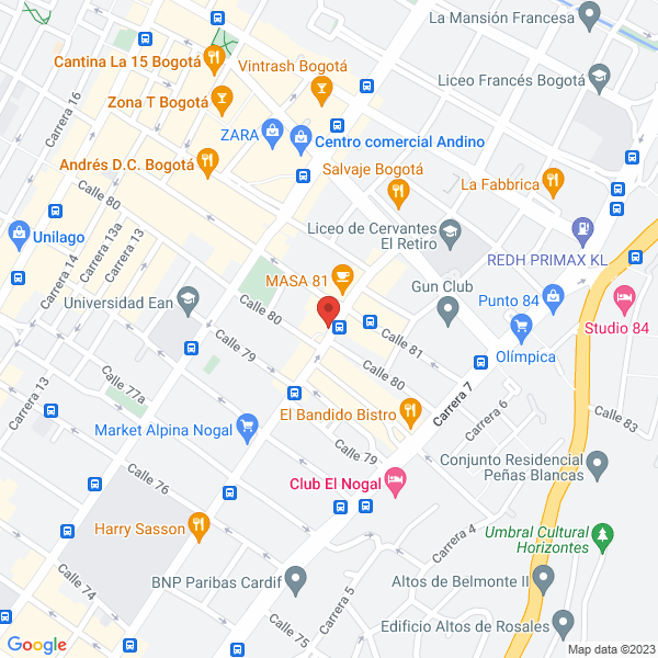 Mapa de Nacional De Capitales S.A.S.