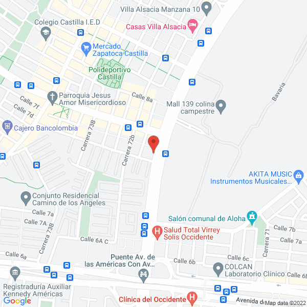 Mapa de Liceo Infantil Mimositos