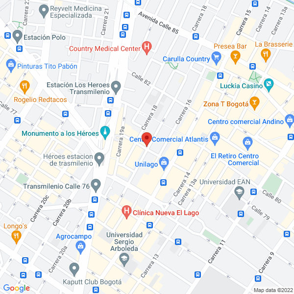 Mapa de Atm Soluciones E.U.