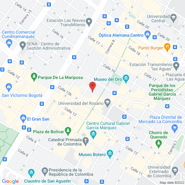 Mapa de La Gran Papelera Ltda.