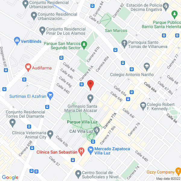 Mapa de Fundación Nicols