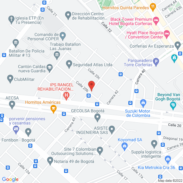 Mapa de Indelpa