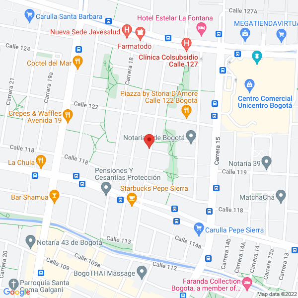 Mapa de Sociedad Avicola El Tabacal Ltda
