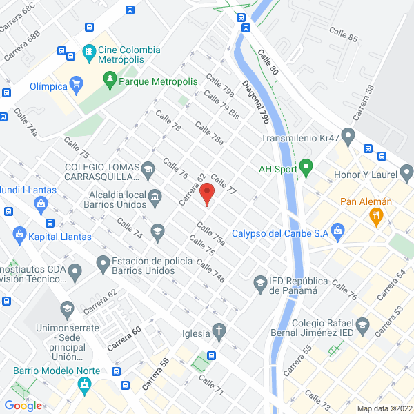 Mapa de Krear Deportes