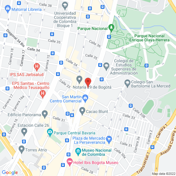 Mapa de Aeroclub Viajes Y Turismo Ltda