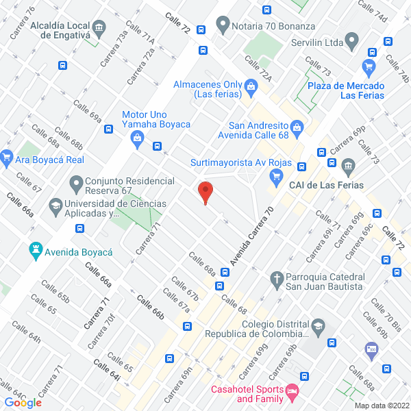 Mapa de Fajardo Morera Camilo Andres