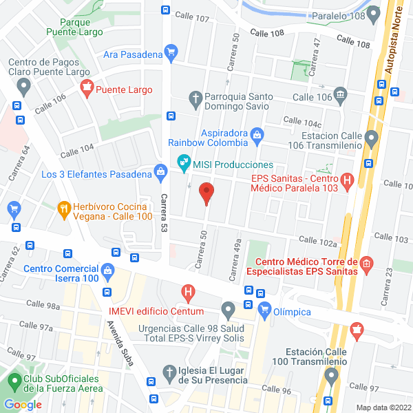Mapa de Impodelta Ltda.