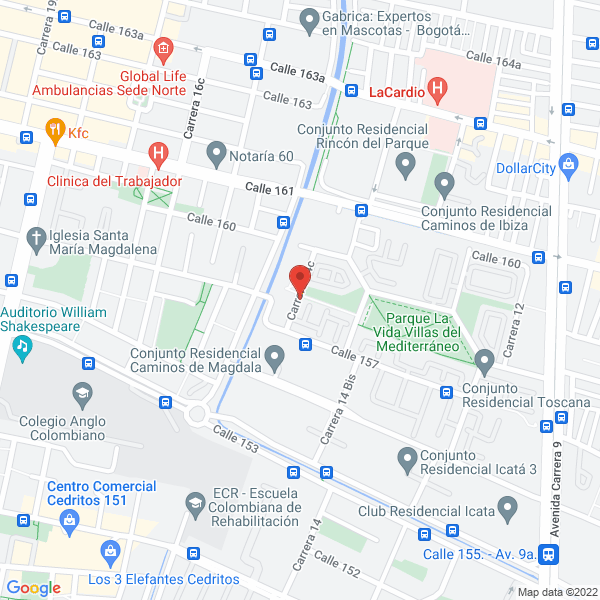 Mapa de Prodexim Ltda.