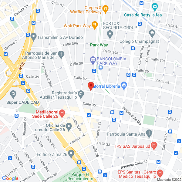 Mapa de Faedca Ltda.