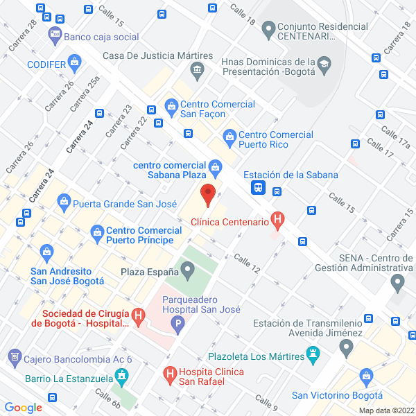 Mapa de Constructora Solidarios Ltda.