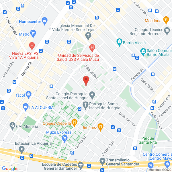 Mapa de A & M Servicios Ltda.