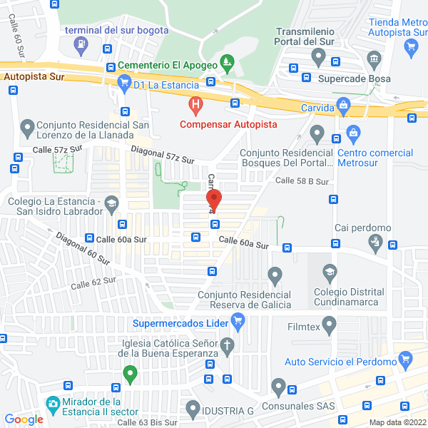 Mapa de Cely González María Olimpia