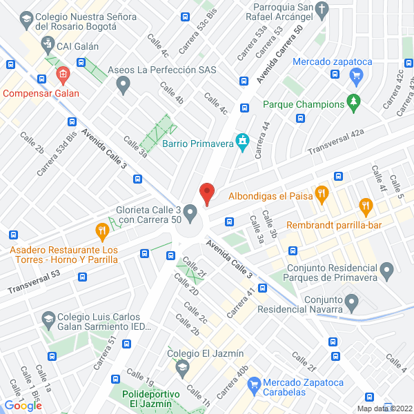 Mapa de Proyectarq Soluciones Y Servicios S.A.S.