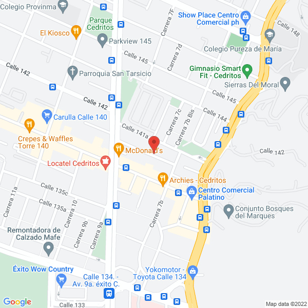 Mapa de Rms Colombia Ltda.