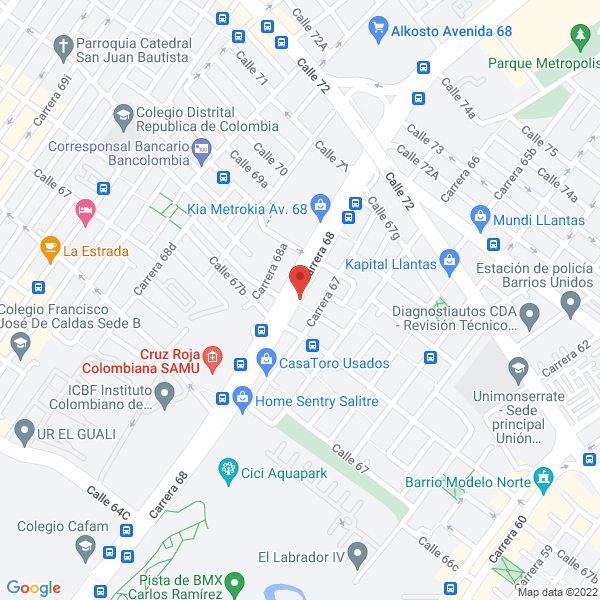 Mapa de Sturcol Ltda.