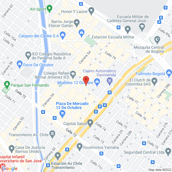 Mapa de Laboratorios Bermon Ltda.