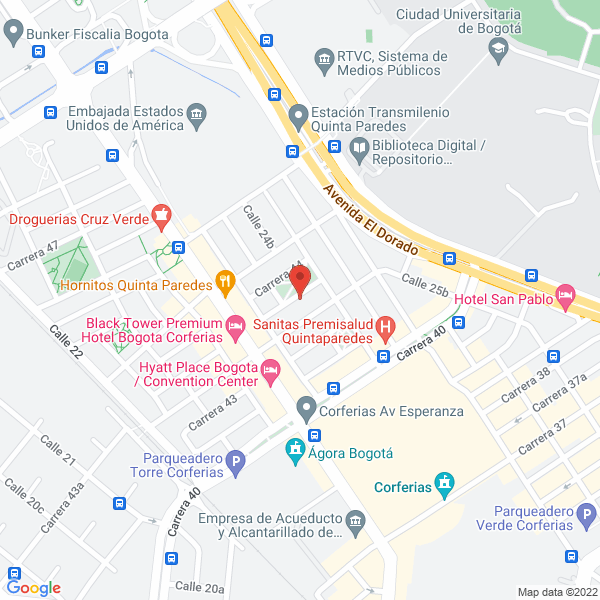 Mapa de Titanium Sistemas De Seguridad Ltda.