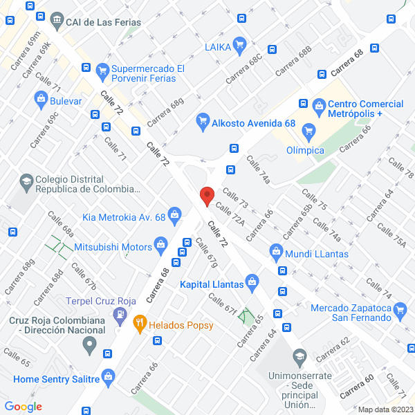 Mapa de Diógenes Zárate Cortés E Hijos Y Cía. S. En C.