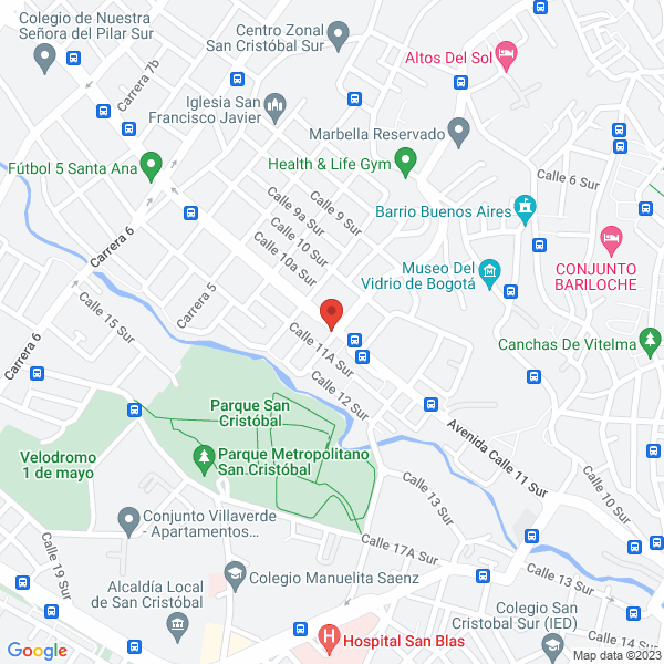 Mapa de Farmacenter Maxifamiliar