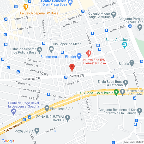 Mapa de Construcciones Lee Y Asociados Ltda.