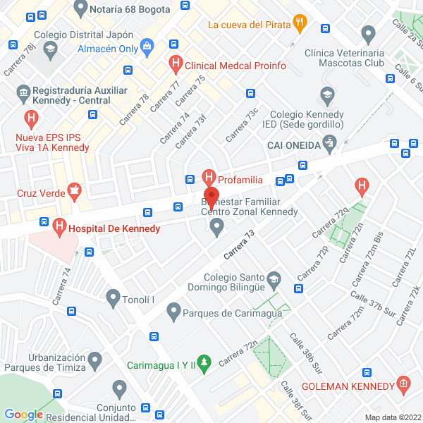 Mapa de Almacén Y Taller H.J. Porra
