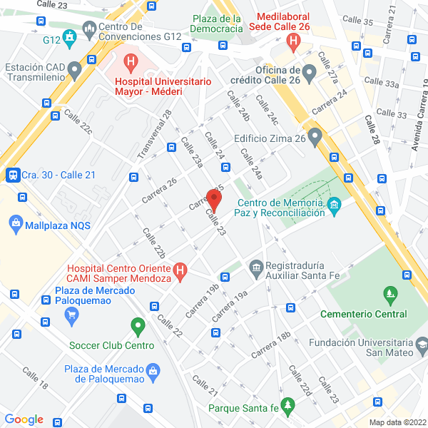 Mapa de J.M. González Y Cía. Ltda.